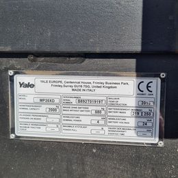 Yale MP 20 XD * Hochhubwagen