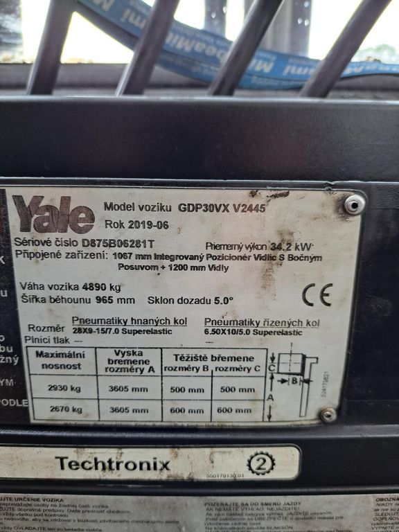 Yale GDP30 VX Dieselstapler gebraucht Yale GDP30 VX * Dieselstapler